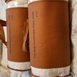 Bamboo Pillows. 2 King Size. NEW